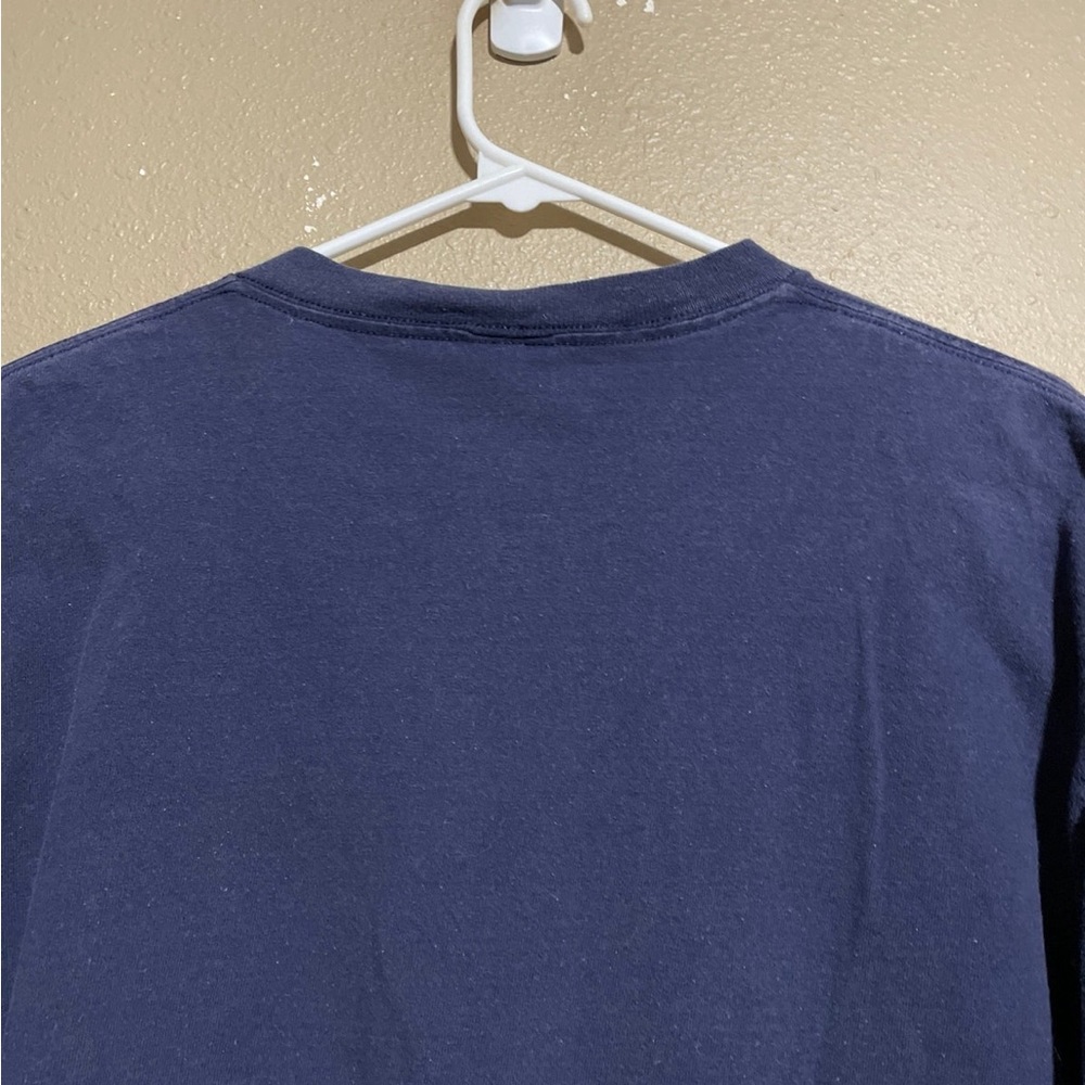 Y2K Navy Blue Funny Humor Short Sleeve T-Shirt Adult L I’m Confused - Picture 6 of 6